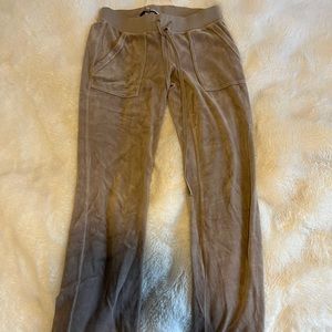 Vintage juice couture tan sweatpants xs